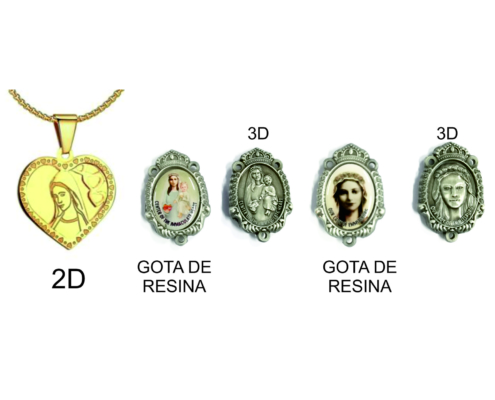 Medallitas 2D 3D